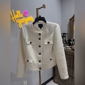 Truth Women's Ivory Textured Blazer